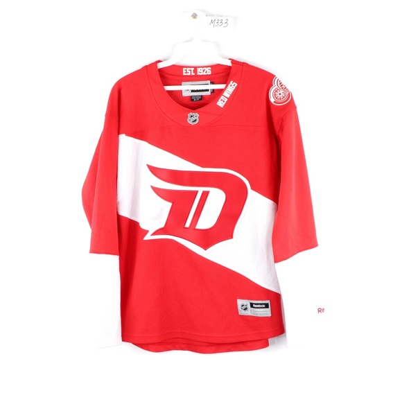 Reebok, Shirts & Tops, Detroit Red Wings 209 Winter Classic White Hockey  Jersey